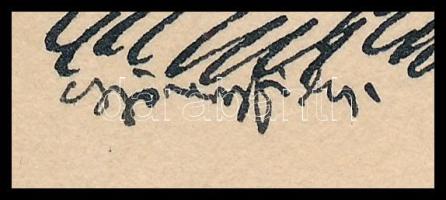 Györgyfy György (1896-1981): Fonyód, látkép a Balatonnal, 1930 körül. Tus, papír, jelzett (balra len...