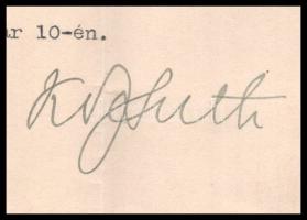 1909 Kossuth Ferenc (1841-1914) kereskedelemügyi miniszter autográf aláírása kinevezésen