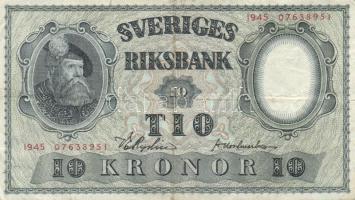 Svédország 1945. 10K T:III+