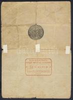 Törökország 1877. 50K hátoldali kézi bélyegzővel T:III/IV