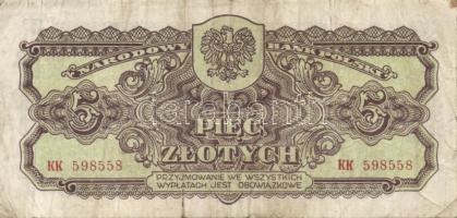 Lengyelország 1944. 5Zl "V.H." + 10Zl "V.H." + 100Zl "V.H." "Obowiazkowe" T:III,III/IV