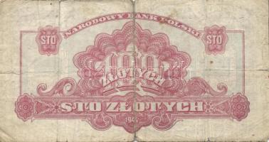 Lengyelország 1944. 5Zl "V.H." + 10Zl "V.H." + 100Zl "V.H." "Obow...