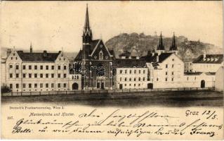 1900 Graz, Marienkirche und Kloster