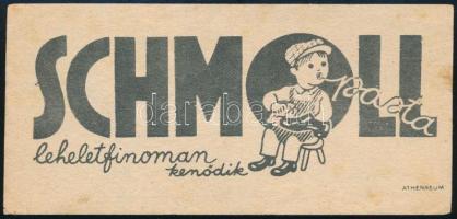 Schmoll paszta számolócédula