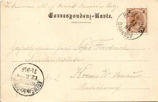 1899 (Vorläufer) Rosenburg (Horn), Schlosshof, Turnierhof / castle court yard. Berger & Pichler ...