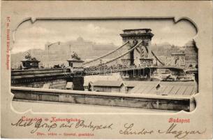 1901 Budapest, Lánchíd. Divald Károly 27. sz. (EK)