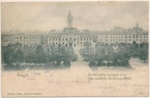 1901 Szeged, Széchenyi tér nyugati része (r)