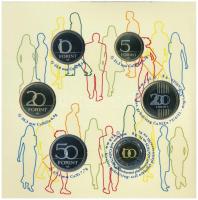 2011. 5Ft-200Ft (6xklf) forgalmi sor szettben, "Magyarország pénzérméi" sorozat T:PP Adamo...