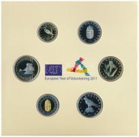 2011. 5Ft-200Ft (6xklf) forgalmi sor szettben, "Magyarország pénzérméi" sorozat T:PP Adamo...