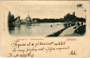 1898 (Vorläufer) Budapest XIV. Városligeti tó (EK)