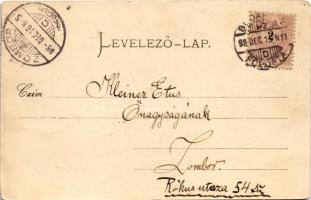 1898 (Vorläufer) Budapest XIV. Városligeti tó (EK)