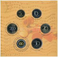2009. 5Ft-200Ft "Haydn" (6xklf) forgalmi sor + "Joseph Haydn" Ag emlékérem (12g/...