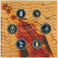 2009. 5Ft-200Ft "Haydn" (6xklf) forgalmi sor + "Joseph Haydn" Ag emlékérem (12g/...