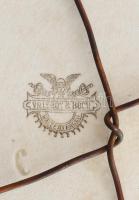 Villeroy & Boch dísztál Ich bin dir herzlich gut (Kedves vagyok hozzád) felirattal. cca 1880/189...