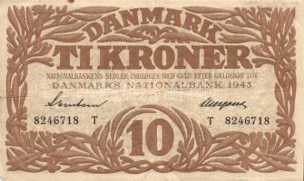 Dánia 1943. 10K "T" T:II/III
