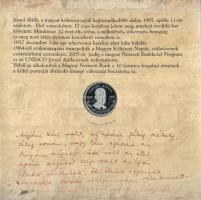 2005. 1Ft-100Ft (7xklf) forgalmi sor szettben + 2005. 10Ft "József Attila" T:PP kis patina...