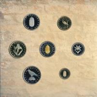 2005. 1Ft-100Ft (7xklf) forgalmi sor szettben + 2005. 10Ft "József Attila" T:PP kis patina...