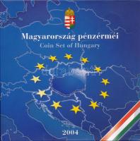 2004. 1Ft-100Ft (7xklf) forgalmi sor szettben + 2004. 50Ft Magyarország az EU tagja forgalmi emlékérme T:PP kis patina Adamo FO38.1