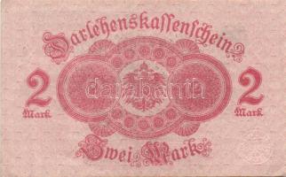 Német Birodalom / Császárság 1914. 2M (4x) alapnyomattal, piros pecséttel T:I