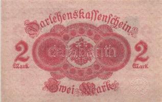 Német Birodalom / Császárság 1914. 2M (4x) alapnyomattal, piros pecséttel T:I