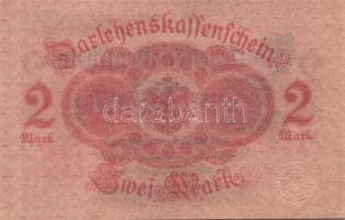 Német Birodalom / Császárság 1914. 2M (4x) alapnyomattal, piros pecséttel T:I