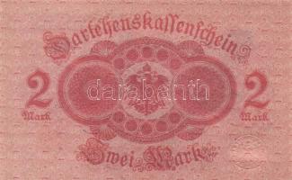 Német Birodalom / Császárság 1914. 2M (4x) alapnyomattal, piros pecséttel T:I