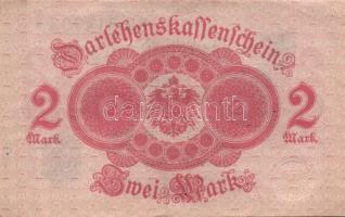 Német Birodalom / Császárság 1914. 2M (3x) kék pecséttel T:I,I-