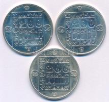 1985. 200Ft Ag (3xklf) "Természetvédelem - Mocsári Teknős, Vadmacska, Vidra" T:UNC,AU fo.
...