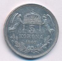 1907KB 5K Ag "Ferenc József" T:VF ph., karc
Adamo K7