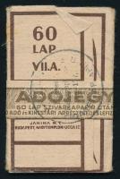 Fekete Péter pót-szivarkapapír, eredeti csomagolásban, adójeggyel