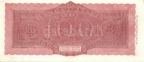 Olaszország/Átmeneti kormány 1944. 100L  T:II+ Csak egyszer hajtva!
