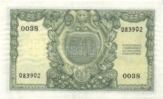 Olaszország/Köztársaság/Biglieto di Stato 1951. 50L T:I