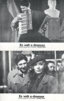 cca 1989 előtt készült ,,Ez volt a dzsessz" című lengyel film jelenetei és szereplői, 8 db prod...