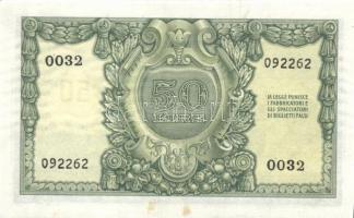 Olaszország/Köztársaság/Biglieto di Stato 1951. 50L T:I