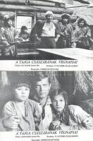 cca 1989 előtt készült ,,A tajga császárának végnapjai" című szovjet film jelenetei és szereplő...