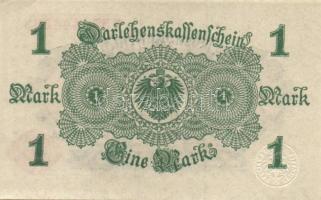 Német Birodalom / Császárság 1914. 1M (3x) alapnyomatos és alapnyomat nélküli variánsok piros pecsét...