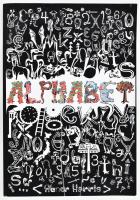 Abner Harris: Alphabet. 2023., Hard Motion Press. Angol nyelven. Kiadói papírkötés, a borítókon és az utolsó néhány lapon gyűrődésekkel.