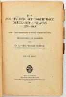 Alfred Francis Pribram. Die politischen geheimverträge Österreich-Ungarns, 1879-1914, nach den akten...