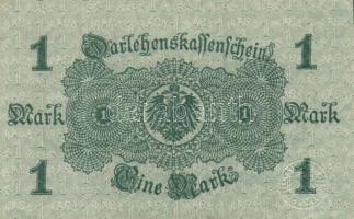 Német Birodalom / Császárság 1914. 1M (3x) alapnyomatos, piros pecsétes variáns T:I,I-