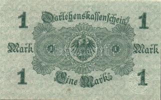 Német Birodalom / Császárság 1914. 1M (3x) alapnyomatos, piros pecsétes variáns T:I,I-