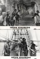 cca 1989 előtt készült ,,Szüzek elrablása" című román film jelenetei és szereplői, 6 db vintage...