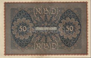 Német Birodalom / Weimari Köztársaság 1919. 50M "Reihe 1" T:I