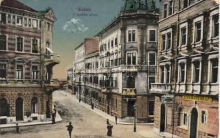 Susak Uskocka street with Café Narodna and Cinematograph