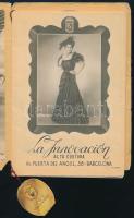 1948 Barcelona Gran teatro del Liceo képes füzet sok reklámmal, kissé sérült borítóval 26p. / illust...