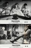 cca 1989 előtt készült ,,Pályamódosítás" című NDK-beli film jelenetei és szereplői, 4 db vintag...