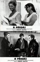 cca 1989 előtt készült ,,A párbaj" című szovjet film jelenetei és szereplői, 17 db vintage prod...