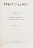 Krepuska Géza - Krepuska István: Fülgyógyászat. Bp., 1936.,
Magyar Orvosi Könyvkiadó Társulat. + Kr...