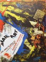 Hervé, Rodolf (1957-2000): International mail art exhibition, Kassák Múzeum, 1992. Kiállítási plakát, ofszet, papír, jelzett a plakáton, 42x30 cm.