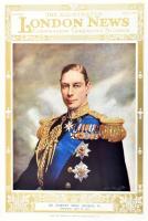 1937 The Illustrated London News, Coronation Ceremony Number (King George VI), May 15, 1937. Angol nyelvű folyóirat különszáma VI. György brit király koronázásának alkalmából. Rendkívül gazdag fekete-fehér és színes képanyaggal. Félvászon-kötésben, jó állapotban.