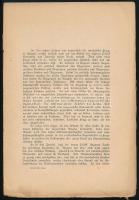 Hungaricus (Fekete Sándor): Das magyarische Ungarn und der Dreibund. München, 1899. Lehmann. 64p. Sé...
